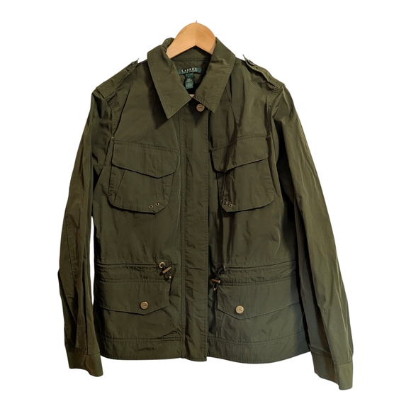 Lauren Ralph Lauren Combat Insulated Raincoat Jacket - Picture 1 of 11